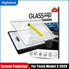 Car For Tesla Model3 Highland 2024 Tempered Glass Screen Protector CLEAR Auto.