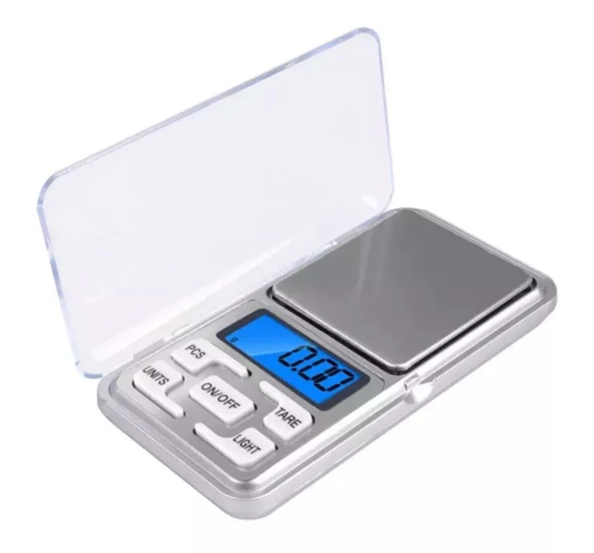 Weigh Gram Bilancia Digitale Tascabile Top-100, Portata 100g X 0,01g, Retroilluminata, Acciaio Inox, Nero