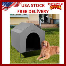 42  Outdoor Dog House for Large Breeds, Durable Large Dog Shelter with Weathe...