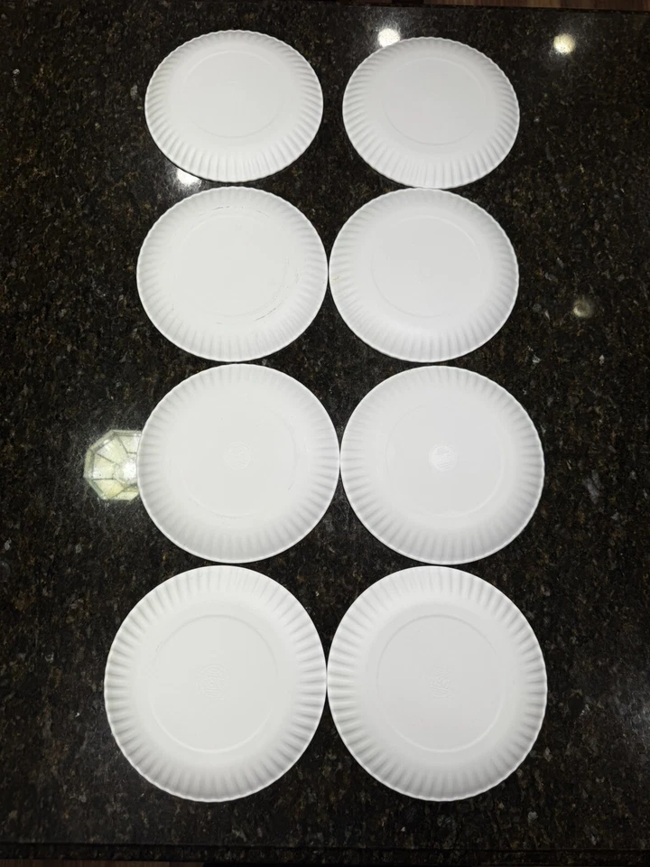 EUC Set of 8 Holiday Plates - Brand 180° - 8.25” - Image 4 of 4