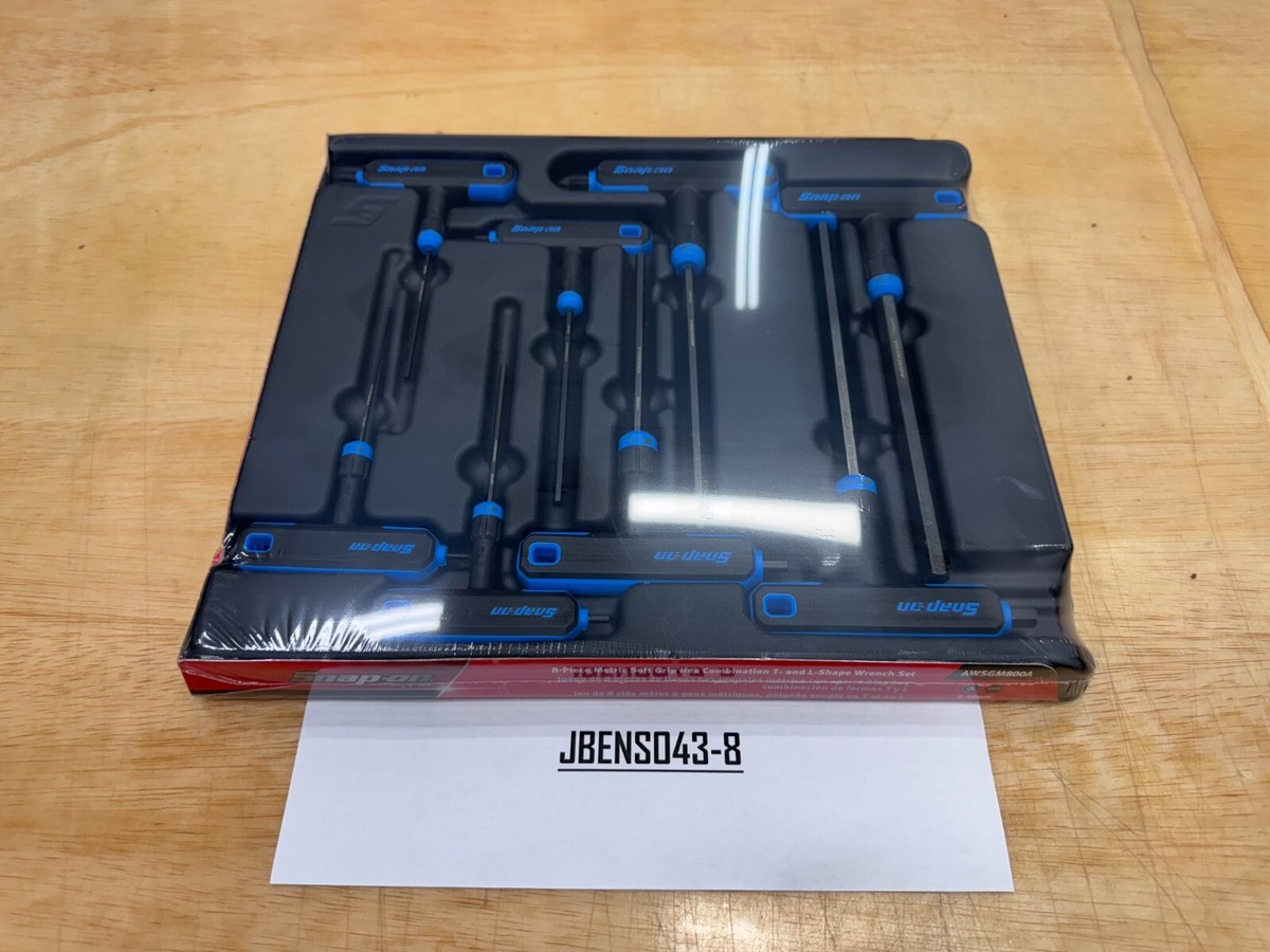 Snap-on Tools SPAIN NEW 8pc Metric T-Shaped Combo Hex Wrench Set