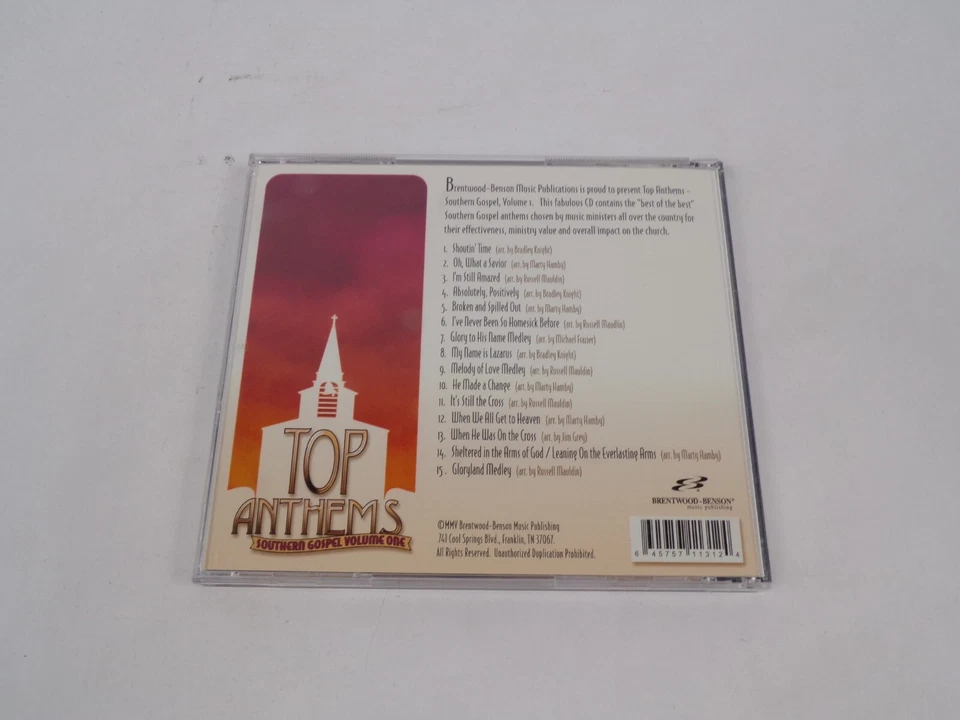 Brentwood-Benson Music Publishing Top Anthems Southern Gospel Volume One CD#68 Foto 2 de 4