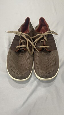 OluKai Nohea Mesh Mens Size 9.5 Brown Low Top Casual Shoes  display picture 2