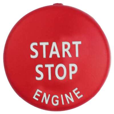 Start Stop Knopf rot matt passt für BMW E90 E91 E92 E60 E70 E71 E83 E84 E87 E89