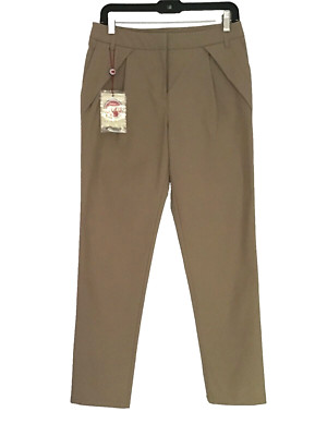 COLMAR Women SAND Pants Trousers Mod. 0653 Size US 6 IT 42 Stretch NEW NWT Italy