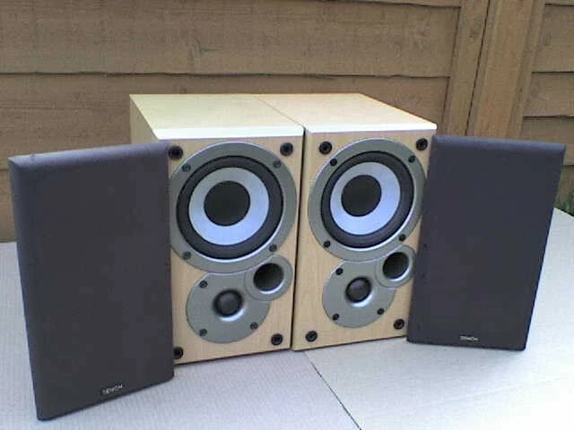 50W Mission Denon SC M50 horned Stereo Speakers
