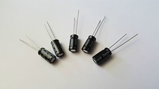 Aluminium Electrolytic Capacitors - 10V - 5 Pack - Multiple Values - Free P&P