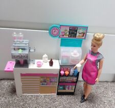 Barbie você pode ser qualquer coisa café playset 20 pces acessórios  crianças dressup simular um jogo de casa presente de aniversário gmw03 em  estoque - AliExpress