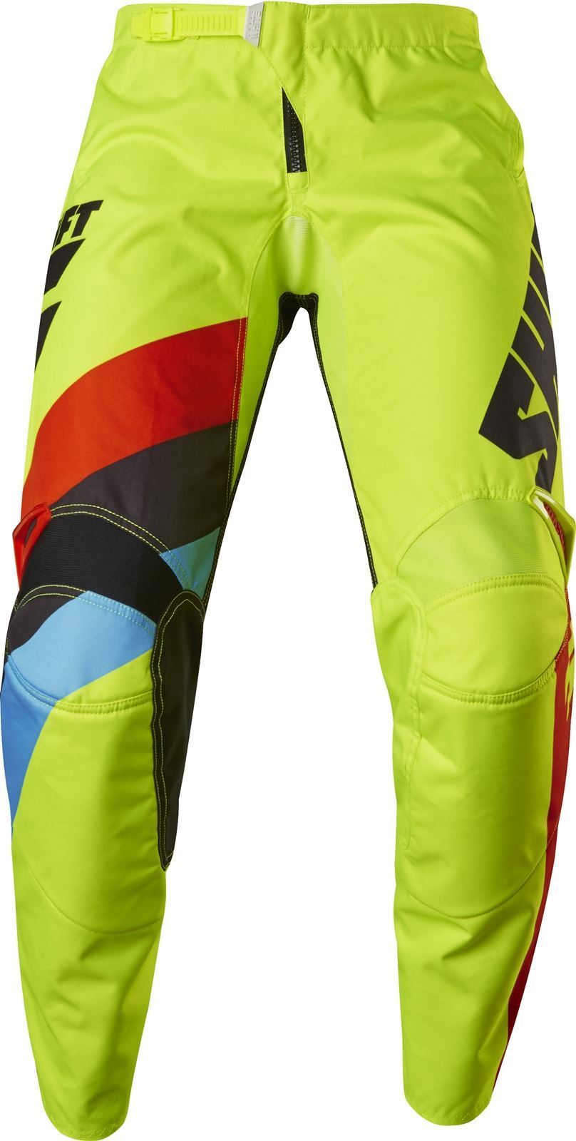 Shift Youth White Tarmac Motocross Pant Flo Yellow