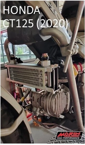 KIT DE MONTAJE MOTOR MORIN ENFRIADOR DE ACEITE RADIADOR K24 para HONDA Ct125 Trail125 2020 Foto 2 de 4