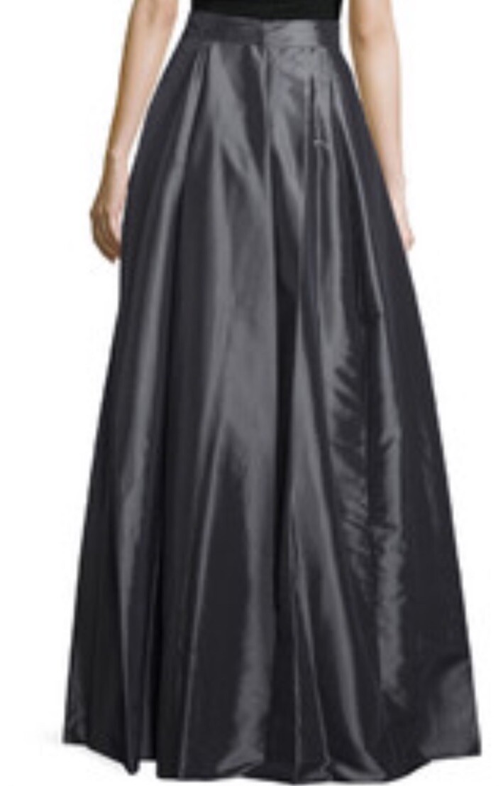 Maxi/Long Circle High Waisted Solid Formal Taffet… - image 1