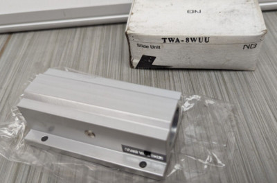 NB TWA-8WUU Linear System 1/2'' Closed Style Double Wide Ball Bearing Slide Unit