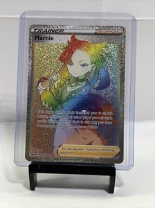 Marnie Full Art 208/202 Rainbow Rare Sword & Shield Pokemon TCG Near Mint