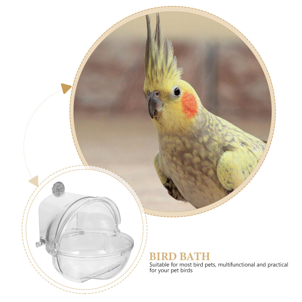 PINVNBY Edelstahl-Futternäpfe Für Vögel – 3-teiliges Set Mit Halterung & Schleifstange Für Papageien, Sittiche, Nymphensittiche & Mehr