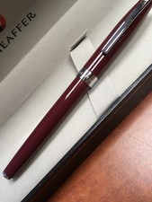 Sheaffer Sagaris Gloss Wine “F” Nib Fountain Pen