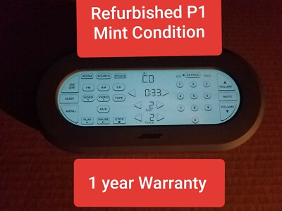 Bose P1 touch remote; MINT CONDITION! FULL RFRB; NEW BACKLIGHT; LifeStyle 40 50