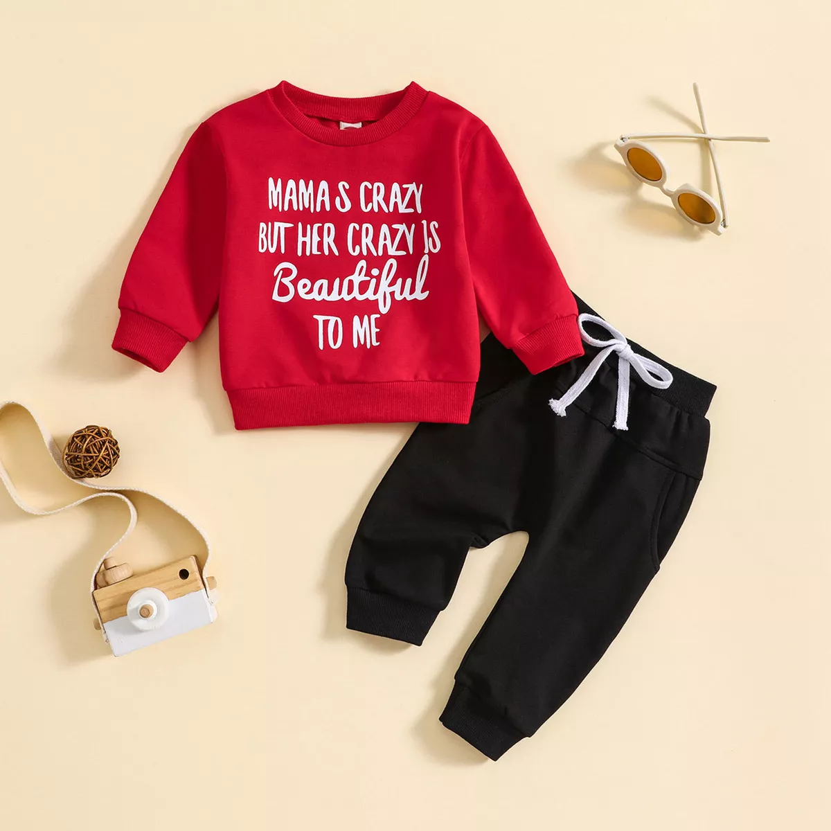 Kids Outfits Girls 7 8 Toddler Boys Girls Long Sleeve Letter Boy