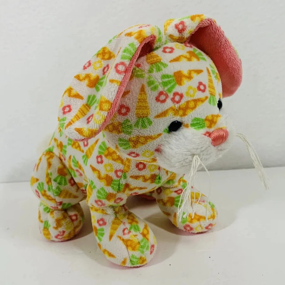 Ganz Webkinz Carrots Bunny Stuffed Animal Plush Floppy Ear Rabbit Easter No Code - Image 4 of 4