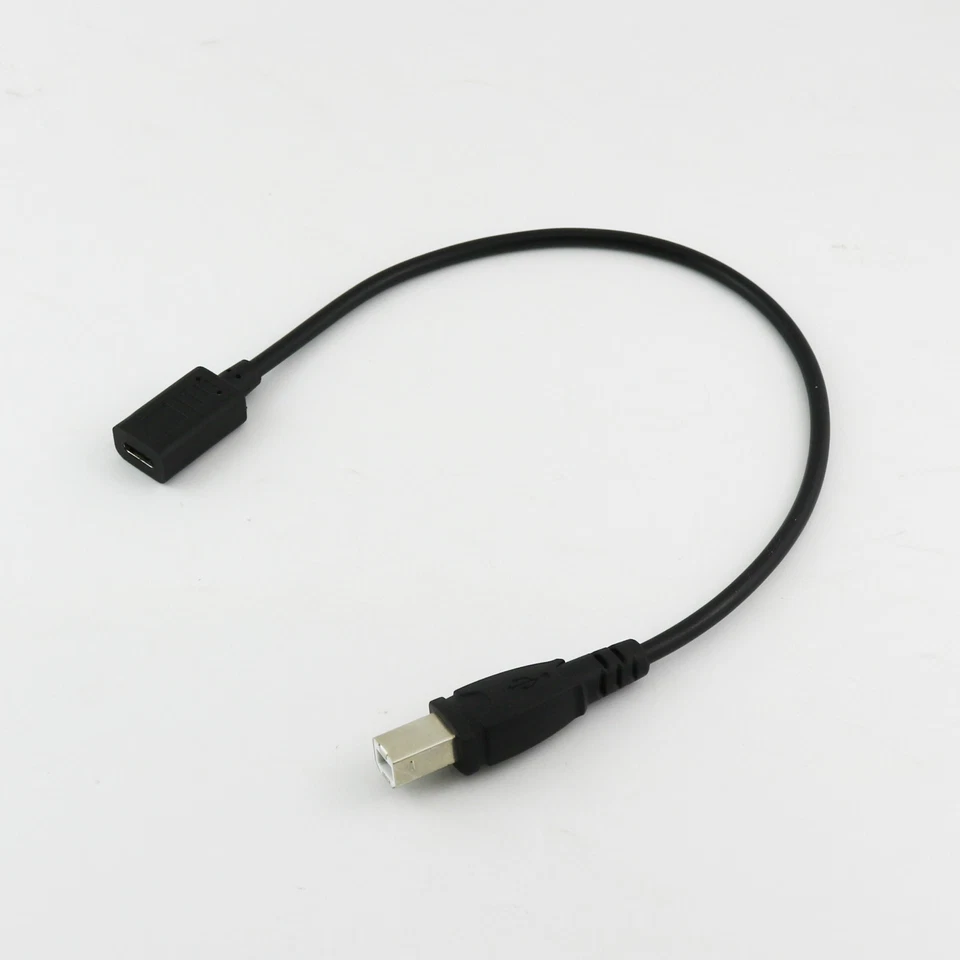 USB 3.1 Type C Female To 2.0 B Male Printer Scanner Data Connector Adapter Cable - Image 2 of 4