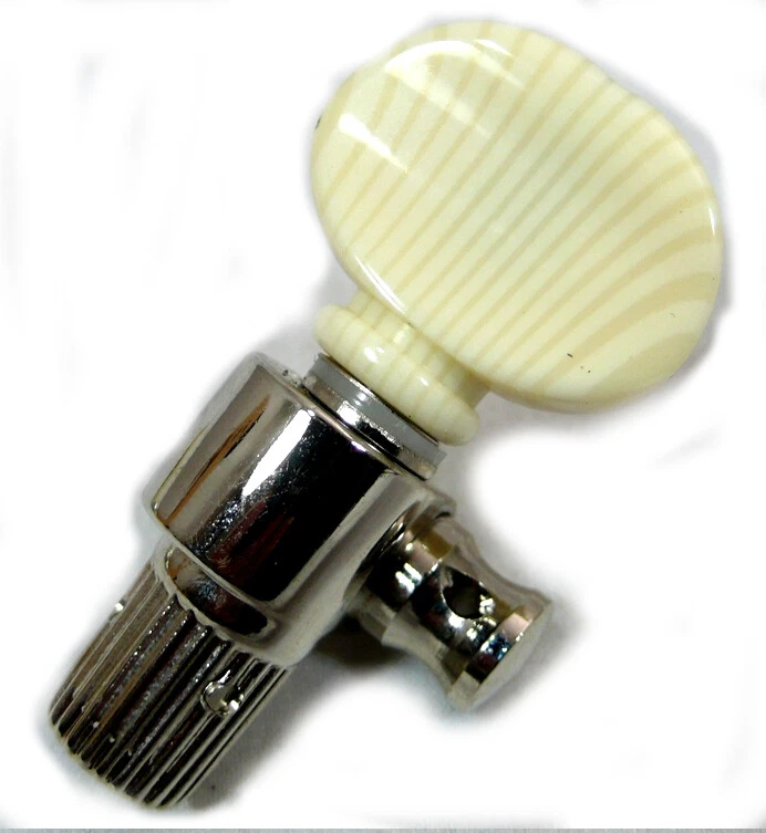 5 string banjo machine head, Nickel plated, ivory color ABS button,328N-BI - Image 4 of 4