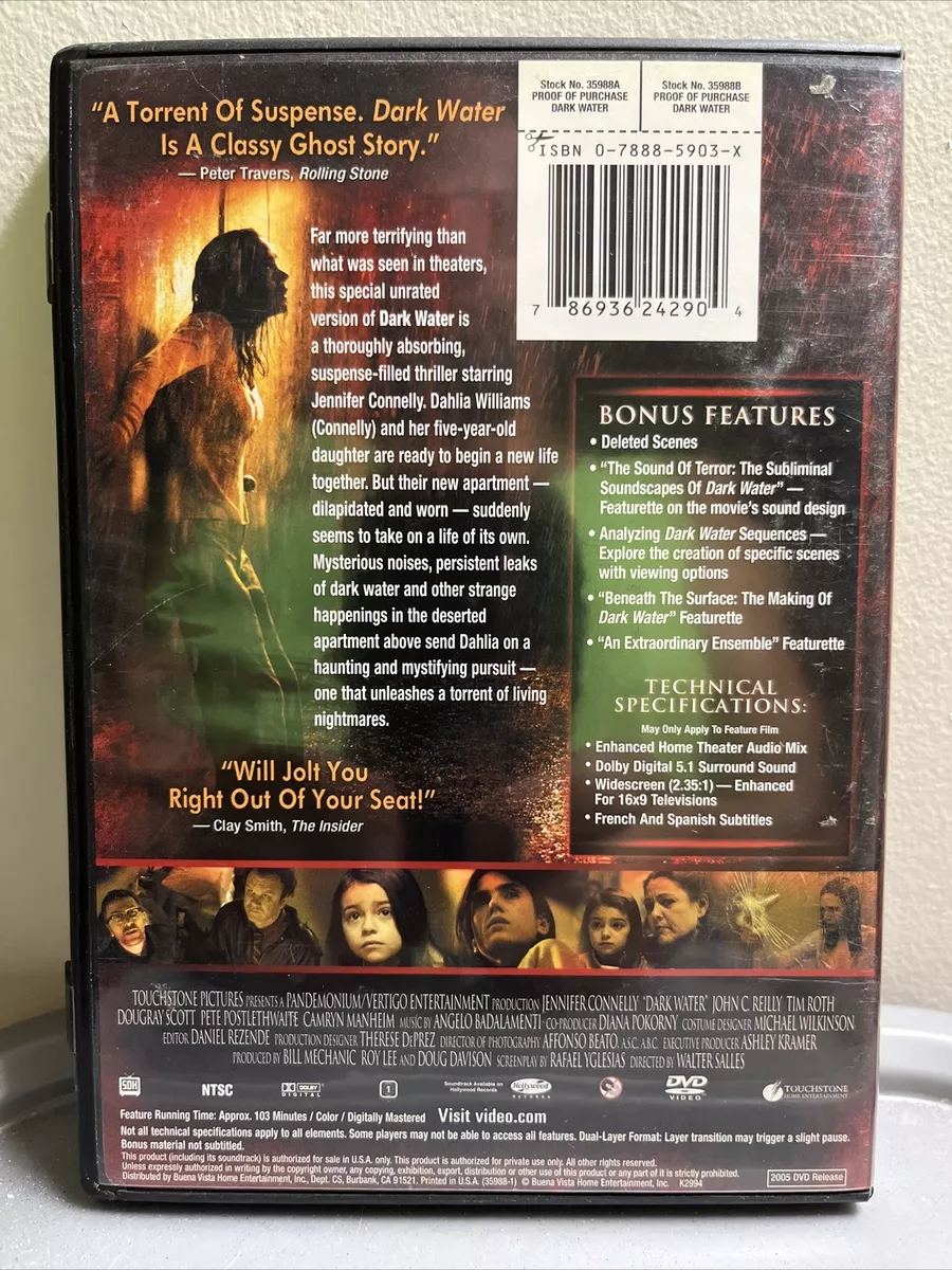 Dark Water (DVD, 2005, Unrated - Widescreen) 786936242904 | EBay