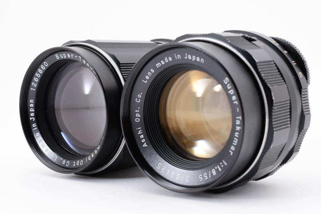 フィルムカメラ PENTAX SP Super Takumar 55mm 135mm SO134 PENTAX SP Super Takumar 55mm 135mm SO134