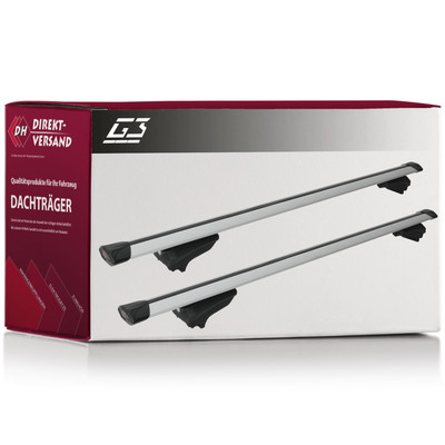 Aluminium Relingträger G3 Clop airflow für Nissan Pathfinder III Typ R51 neu