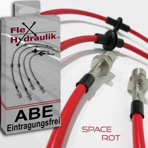 Mangueras de freno Stahlflex para Toyota Starlet [P9] - rojo - Imagen 2 de 5