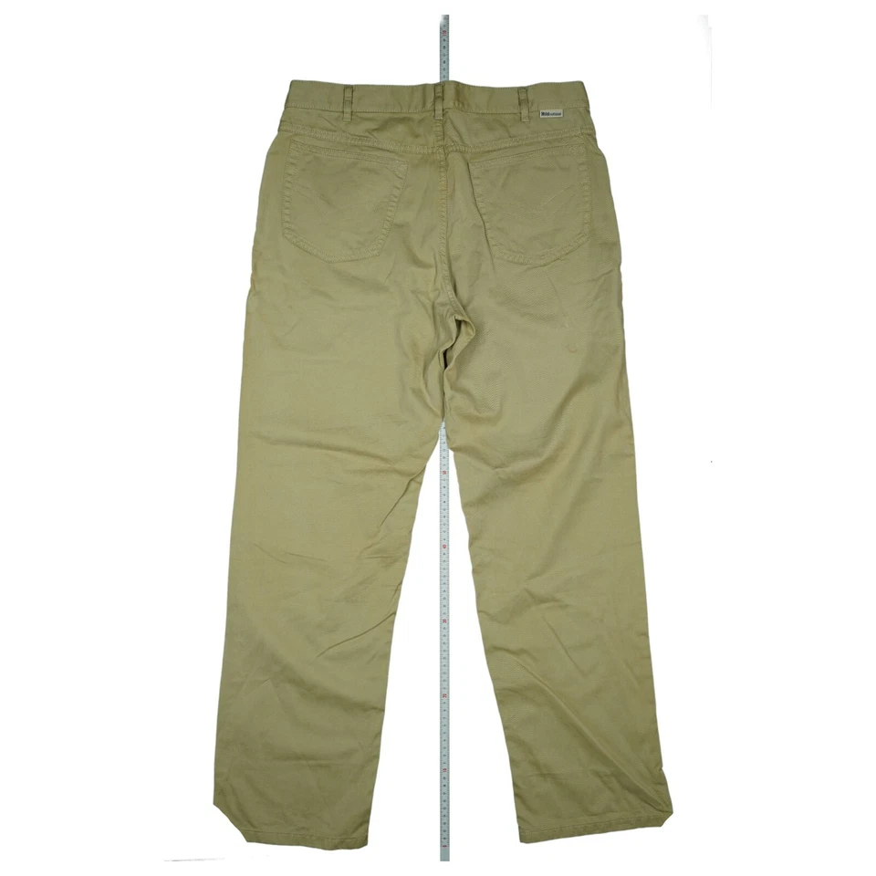 HILTL Cottons Herren Chino Jeans Hose Regular Fit dünn 34/30 W34 L30 Beige TOP. - Bild 3 von 4