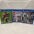 PS4 LEGO Lot Harry Potter Collection, Ninjago, And DC Super Villains