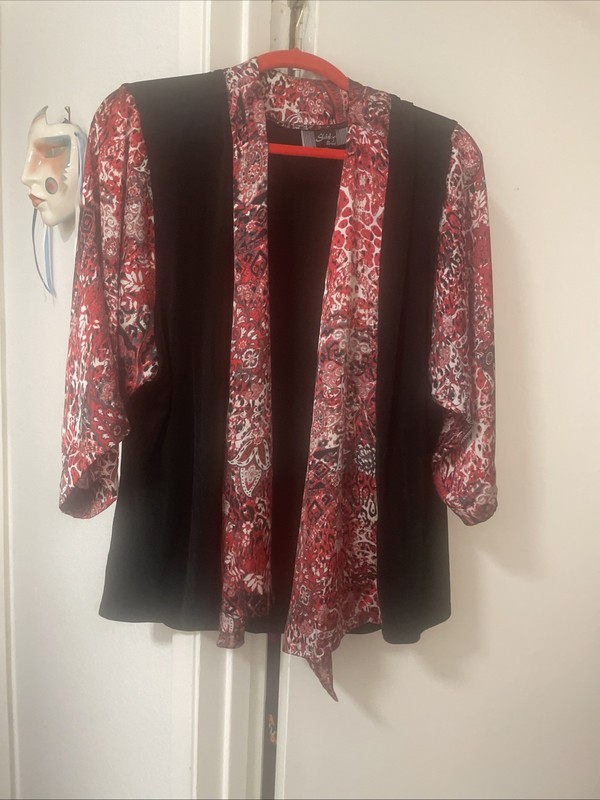 Pretty Slinky Brand Black/red/white Topper Large