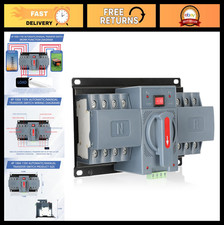 Automatic/Manual Transfer Switch 100A 4 Pole AC110V Dual Power Generator ATS, CE
