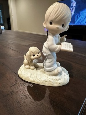 PRECIOUS MOMENTS THE END IS IN SIGHT 1982New JONATHAN & DAVID Figurine