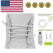 Elastic Shoelaces for On Cloud 5  6 Sneakers, 1/10" 2.5mm Stretchy Round Bun...