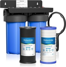 Waterdrop 2 Stage Whole House Water Filter System, 5-Stage Filtration