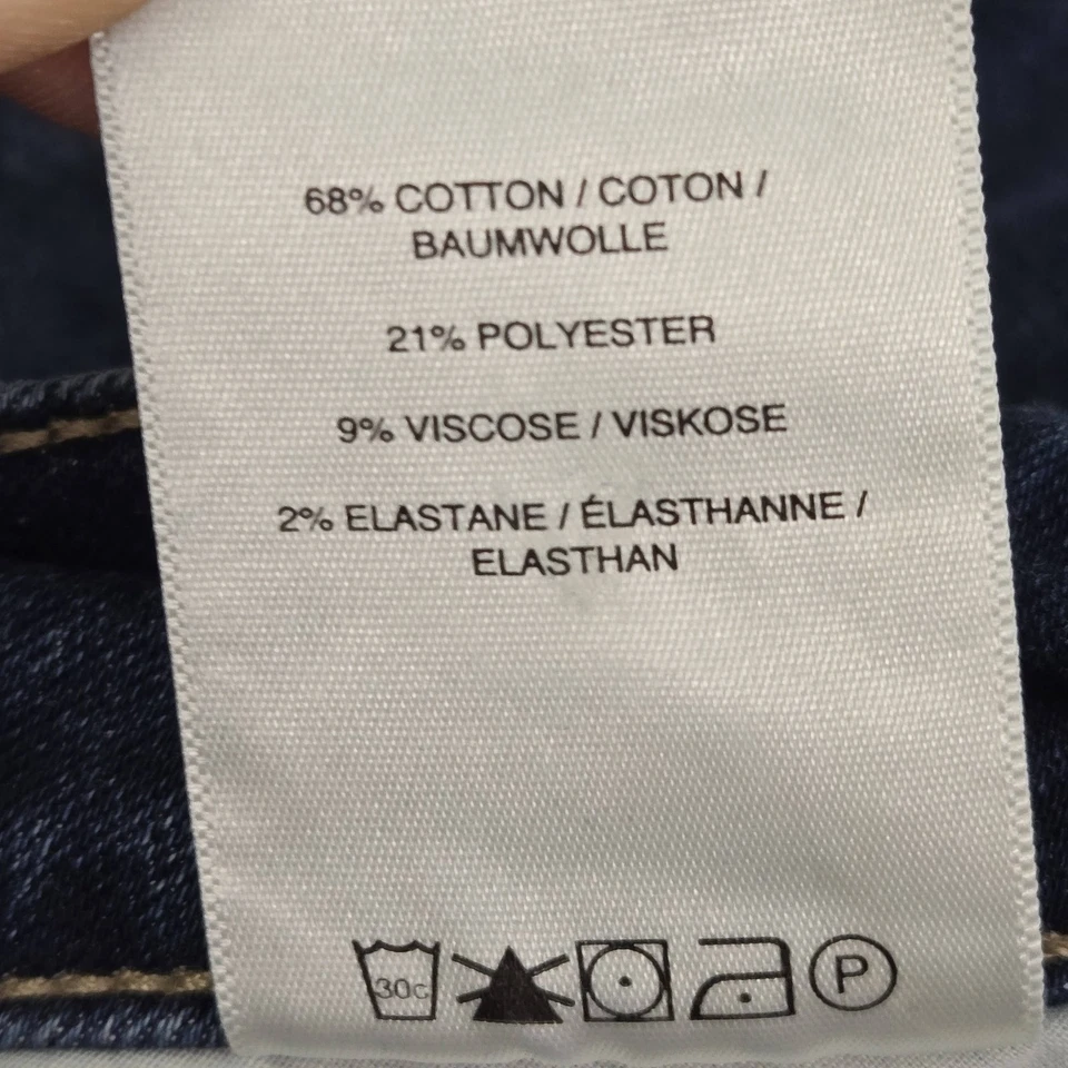 Pantalones Cortos Mujer Silver Jeans Co. 20 Azul Denim Bermudas Suki Botón Foto 4 de 4