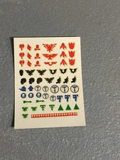 BAGG TRANSFERS TRANSFER WARHAMMER 40K EPIC SPACE MARINES SHEET NIGHT LORDS