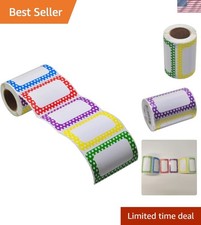 250 Self-Adhesive Name Tag Stickers - Colorful Labels for School  Office