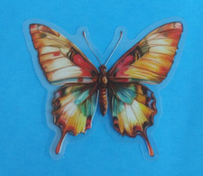 Beautiful Butterfly Insect Transparent Sticker 2.18" x 2.25" T