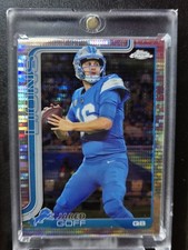 JARED GOFF 🔥REFRACTOR🔥RARE🔥SP🔥LIONS🔥HOLO🔥INVESTMENT Card Topps