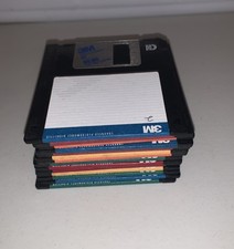 3M High Density 3 -in Floppy Disk 1.44 MB, Formatted 3.5" Disks 14 Discs Used