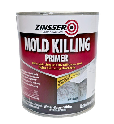 New qt Zinsser 276087 White Zinsser, Mold Killing 32 Fl Oz Water-Based Primer