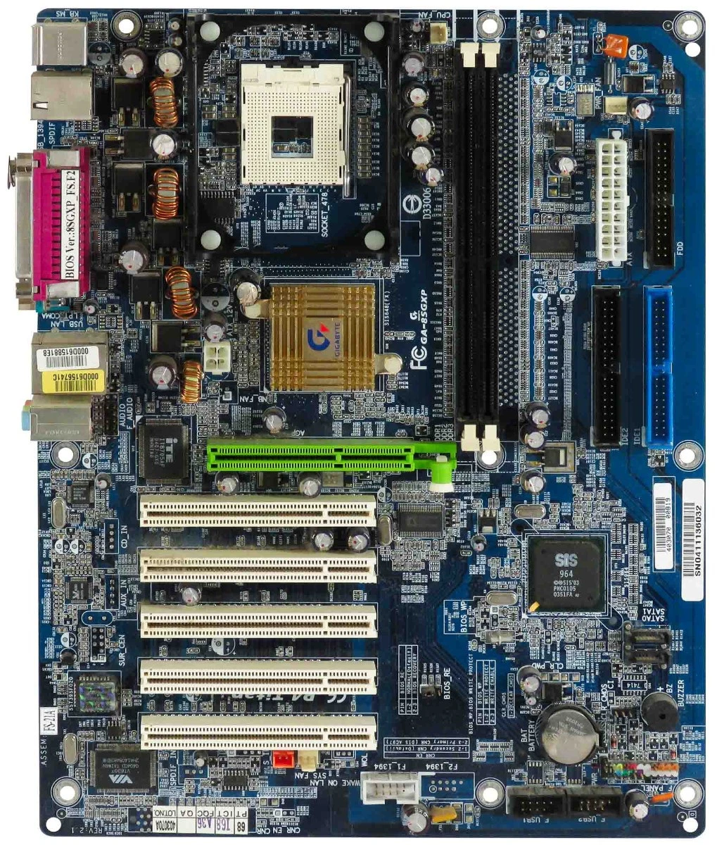 Carte Mère Dell Socket 478 - Réf CN-0C7018-69861 - Occasion Testée Fonctionnelle