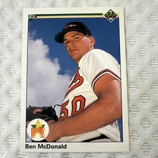 1990 Upper Deck - Ben McDonald #54 Orioles Logo (RC)
