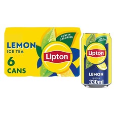Lipton Ice Tea Lemon 330ml (Pack of 6)