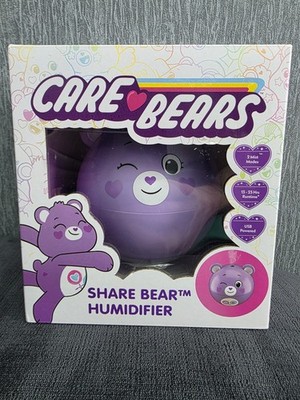 Care Bears Luftbefeuchter Lila Share Bear Brandneu im versiegelten Karton