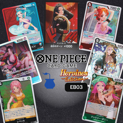 One Piece TCG Cards Heroines Edition EB03 C to SR/SRP Card List Japanese