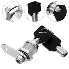1 Set Secure Drawer Lock Metal Cabinet Lock Keyed Anti Rust Durable