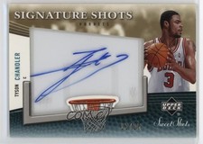2006-07 Upper Deck Sweet Shot Signature Shots 12/25 Tyson Chandler Auto 1tr2