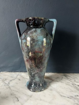 AMPHOREN VASE KOSMISCHE GLASUR VINTAGE MCM im NEOKLASSIZISTISCHEN RÖMISCHEN STIL